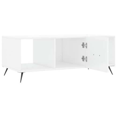 Stolić za kavu sjajni bijeli 102 x 50 x 40 cm konstruirano drvo - Visoko sjajno bijela 1 Cijena