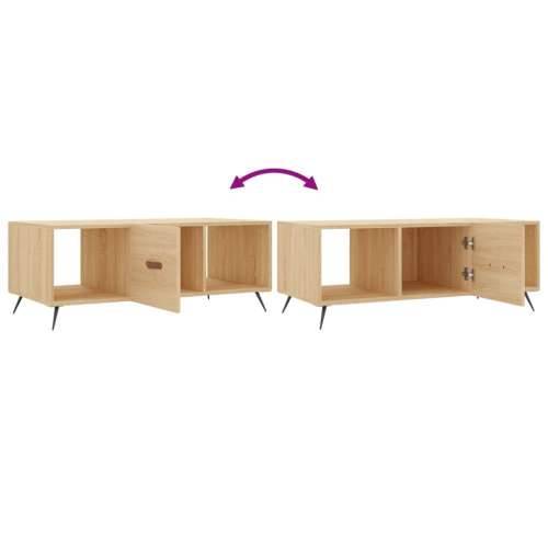 Stolić za kavu boja hrasta 102 x 50 x 40 cm konstruirano drvo - sonoma hrast 1 Cijena