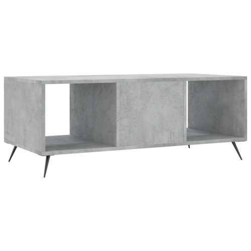 Stolić za kavu boja betona 102 x 50 x 40 cm konstruirano drvo - Beton siva 1 Cijena
