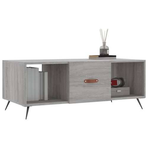 Stolić za kavu boja hrasta 102x50x40 cm konstruirano drvo - Sivi hrast sonoma 1 Cijena