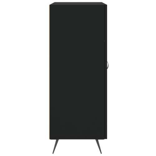 Komoda crna 69,5 x 34 x 90 cm od konstruiranog drva - Crna 1 Cijena