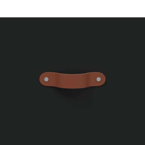 Komoda crna 69,5 x 34 x 90 cm od konstruiranog drva - Crna 1 Cijena