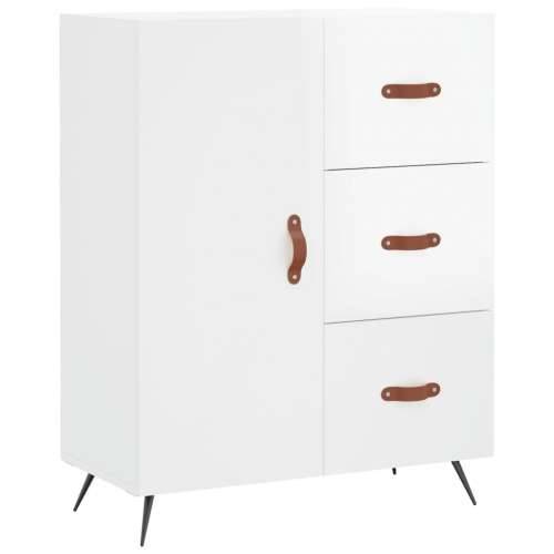 Komoda sjajna bijela 69,5x34x90 cm od konstruiranog drva - Visoko sjajno bijela 1 Cijena