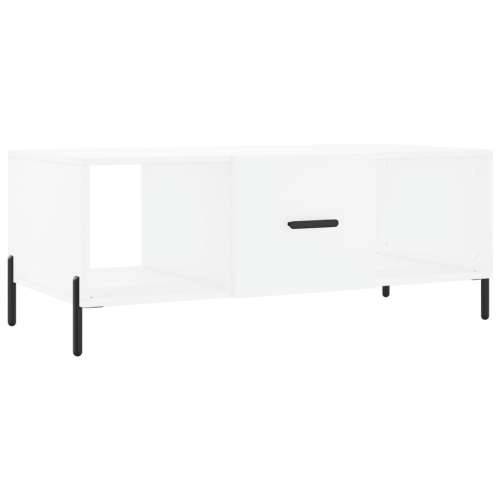 Stolić za kavu bijeli 102 x 50 x 40 cm od konstruiranog drva - Bijela 1 Cijena