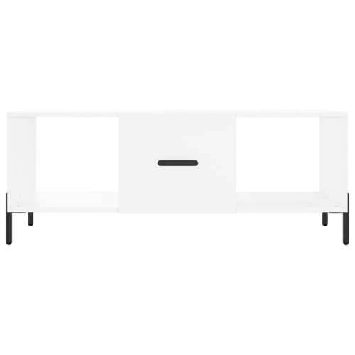 Stolić za kavu bijeli 102 x 50 x 40 cm od konstruiranog drva - Bijela 1 Cijena