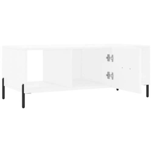Stolić za kavu bijeli 102 x 50 x 40 cm od konstruiranog drva - Bijela 1 Cijena