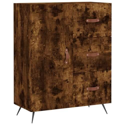 Komoda boja dimljenog hrasta 69,5x34x90 cm konstruirano drvo - Dimljeni hrast 1 Cijena