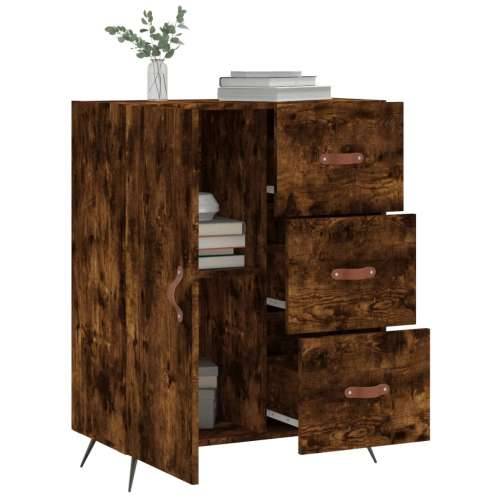Komoda boja dimljenog hrasta 69,5x34x90 cm konstruirano drvo - Dimljeni hrast 1 Cijena