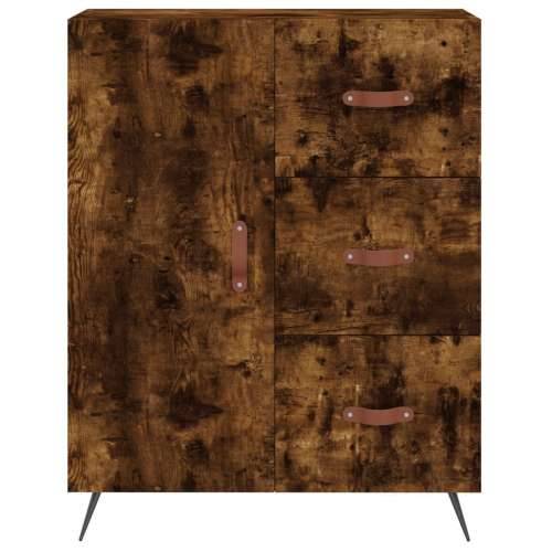 Komoda boja dimljenog hrasta 69,5x34x90 cm konstruirano drvo - Dimljeni hrast 1 Cijena
