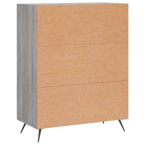 Komoda boja hrasta sonome 69,5 x 34 x 90 cm konstruirano drvo - Sivi hrast sonoma 1 Cijena
