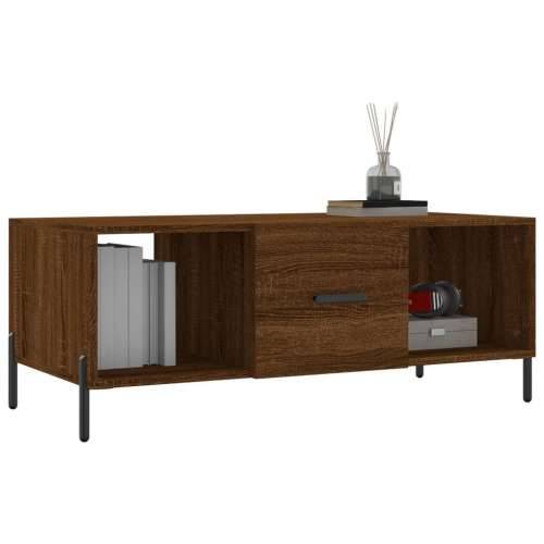 Stolić za kavu boja hrasta 102 x 50 x 40 cm konstruirano drvo - Smeđi hrast 1 Cijena