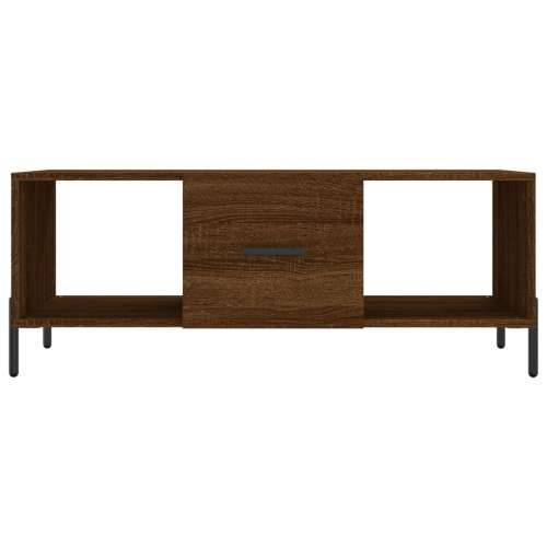 Stolić za kavu boja hrasta 102 x 50 x 40 cm konstruirano drvo - Smeđi hrast 1 Cijena