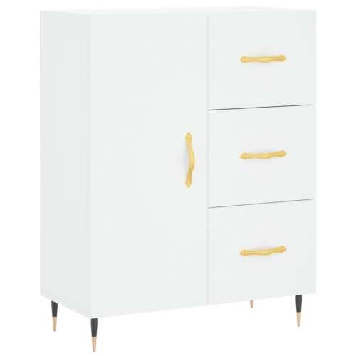Komoda bijela 69,5x34x90 cm od konstruiranog drva - Bijela 1 Cijena