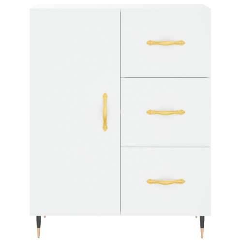 Komoda bijela 69,5x34x90 cm od konstruiranog drva - Bijela 1 Cijena
