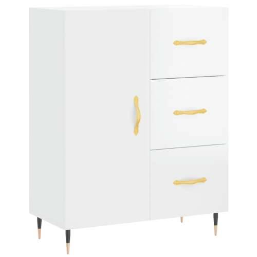Komoda sjajna bijela 69,5x34x90 cm od konstruiranog drva - Visoko sjajno bijela 1 Cijena