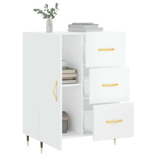 Komoda sjajna bijela 69,5x34x90 cm od konstruiranog drva - Visoko sjajno bijela 1 Cijena