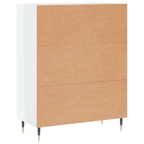 Komoda sjajna bijela 69,5x34x90 cm od konstruiranog drva - Visoko sjajno bijela 1 Cijena