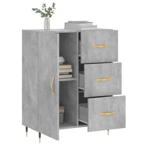 Komoda siva boja betona 69,5x34x90 cm od konstruiranog drva - Beton siva 1 Cijena