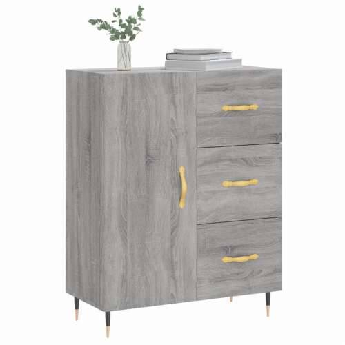 Komoda boja hrasta sonome 69,5 x 34 x 90 cm konstruirano drvo - Sivi hrast sonoma 1 Cijena