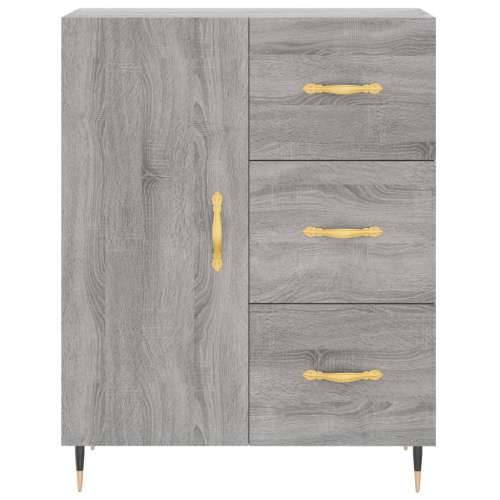 Komoda boja hrasta sonome 69,5 x 34 x 90 cm konstruirano drvo - Sivi hrast sonoma 1 Cijena
