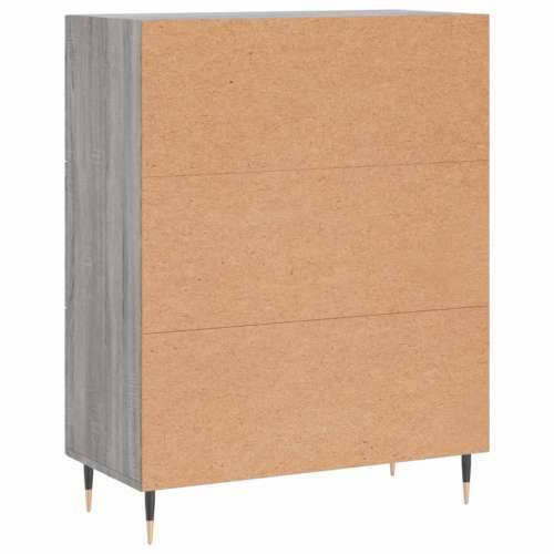 Komoda boja hrasta sonome 69,5 x 34 x 90 cm konstruirano drvo - Sivi hrast sonoma 1 Cijena