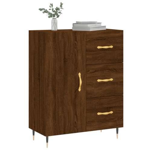 Komoda boja smeđeg hrasta 69,5x34x90 cm od konstruiranog drva - Smeđi hrast 1 Cijena