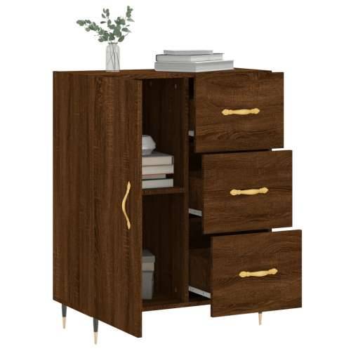 Komoda boja smeđeg hrasta 69,5x34x90 cm od konstruiranog drva - Smeđi hrast 1 Cijena