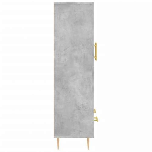 Visoka komoda boja betona 69,5 x 31 x 115 cm konstruirano drvo - Beton siva 1 Cijena