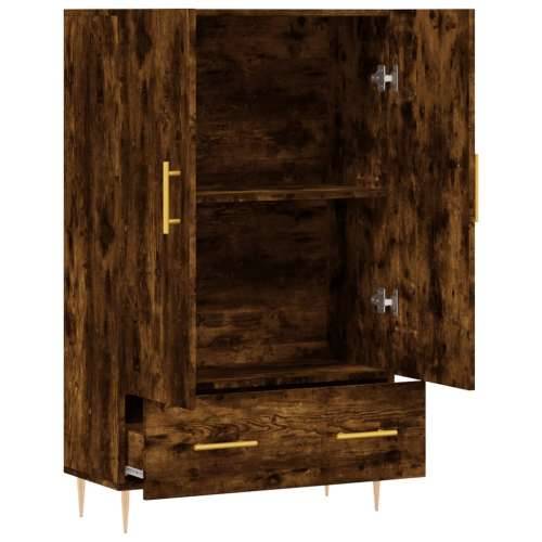 Visoka komoda boja hrasta 69,5 x 31 x 115 cm konstruirano drvo - Dimljeni hrast 1 Cijena