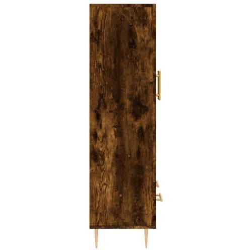 Visoka komoda boja hrasta 69,5 x 31 x 115 cm konstruirano drvo - Dimljeni hrast 1 Cijena