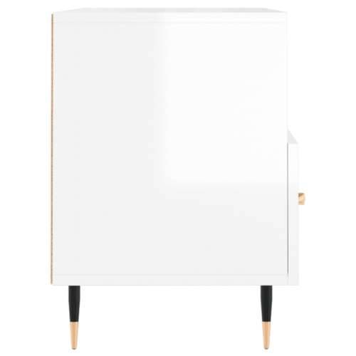 TV ormarić sjajni bijeli 80 x 36 x 50 cm od konstruiranog drva - Visoko sjajno bijela 1 Cijena