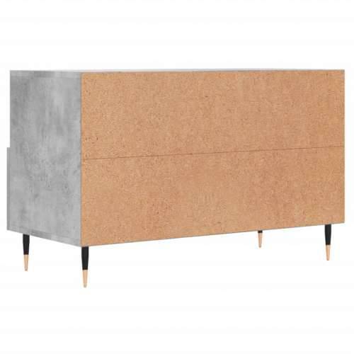 TV ormarić boja betona 80 x 36 x 50 cm konstruirano drvo - Beton siva 1 Cijena