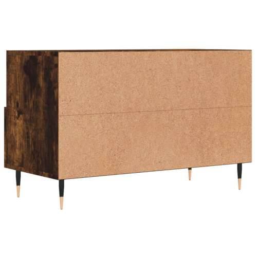 TV ormarić dimljeni hrast 80 x 36 x 50 cm konstruirano drvo - Dimljeni hrast 1 Cijena