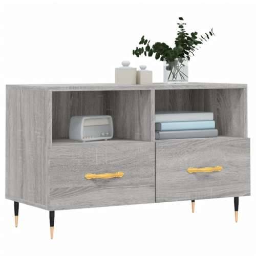 TV ormarić boja hrasta sonome 80 x 36 x 50 cm konstruirano drvo - Sivi hrast sonoma 1 Cijena