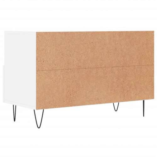 TV ormarić bijeli 80 x 36 x 50 cm od konstruiranog drva - Bijela 1 Cijena