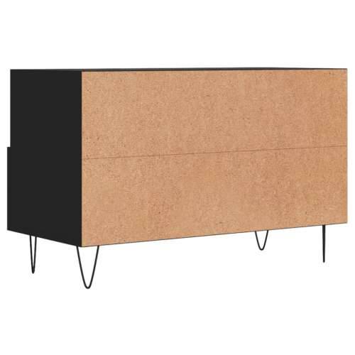 TV ormarić crni 80 x 36 x 50 cm od konstruiranog drva - Crna 1 Cijena