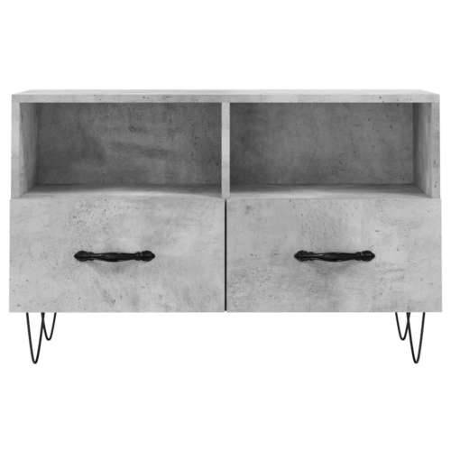 TV ormarić boja betona 80 x 36 x 50 cm konstruirano drvo - Beton siva 1 Cijena