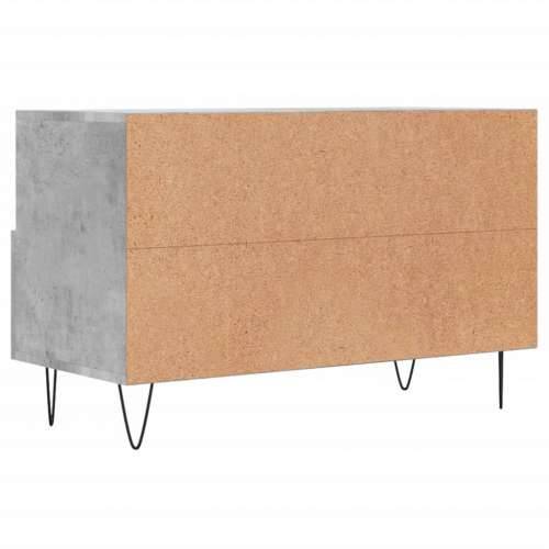 TV ormarić boja betona 80 x 36 x 50 cm konstruirano drvo - Beton siva 1 Cijena