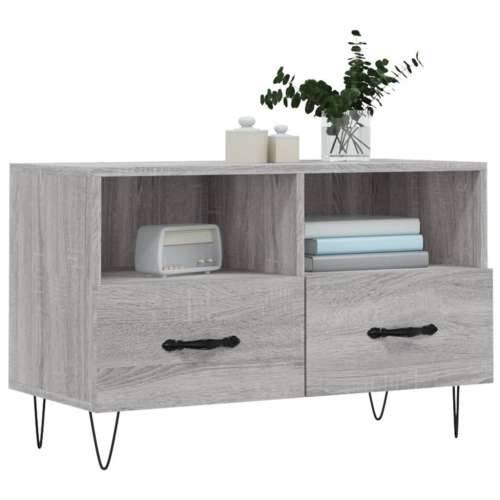 TV ormarić boja hrasta sonome 80 x 36 x 50 cm konstruirano drvo - Sivi hrast sonoma 1 Cijena