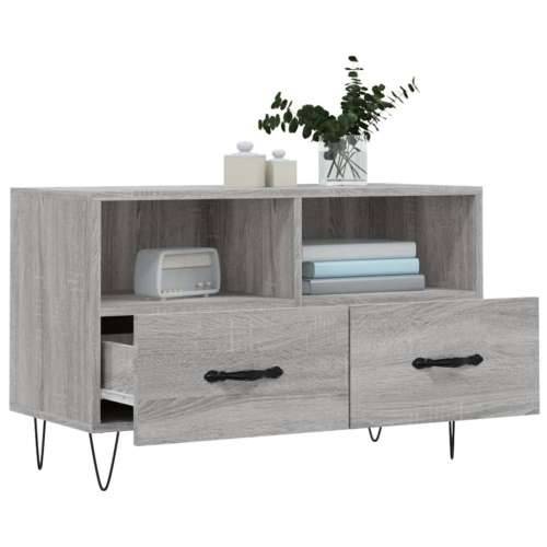 TV ormarić boja hrasta sonome 80 x 36 x 50 cm konstruirano drvo - Sivi hrast sonoma 1 Cijena