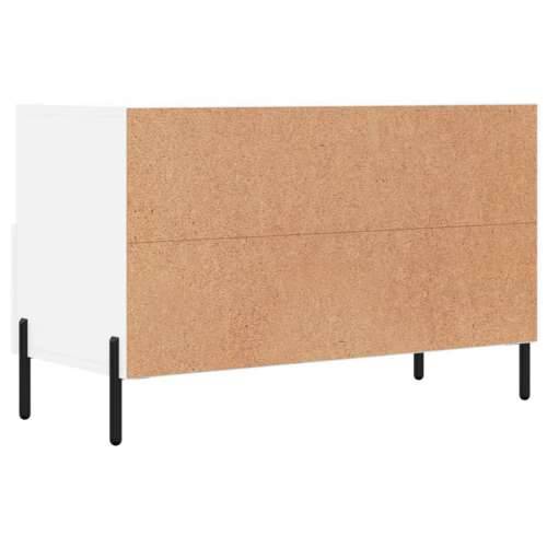 TV ormarić bijeli 80 x 36 x 50 cm od konstruiranog drva - Bijela 1 Cijena