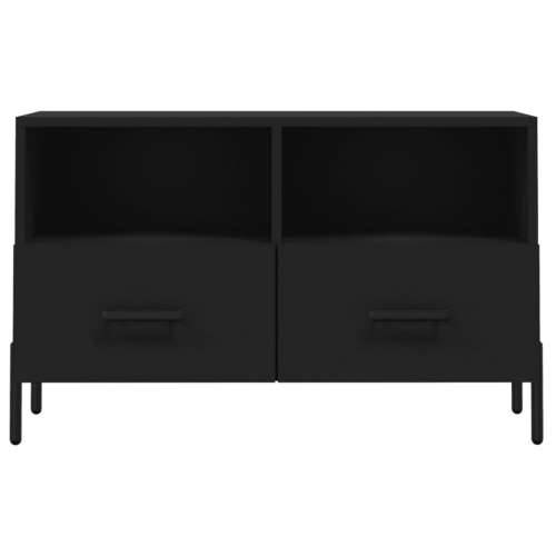 TV ormarić crni 80 x 36 x 50 cm od konstruiranog drva - Crna 1 Cijena