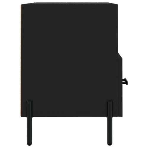 TV ormarić crni 80 x 36 x 50 cm od konstruiranog drva - Crna 1 Cijena