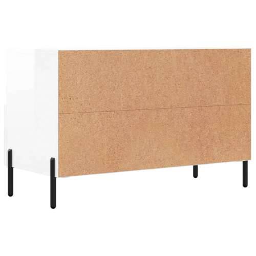 TV ormarić sjajni bijeli 80 x 36 x 50 cm od konstruiranog drva - Visoko sjajno bijela 1 Cijena