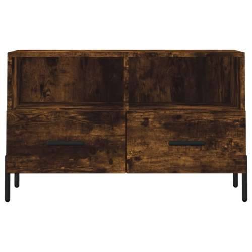 TV ormarić dimljeni hrast 80 x 36 x 50 cm konstruirano drvo - Dimljeni hrast 1 Cijena