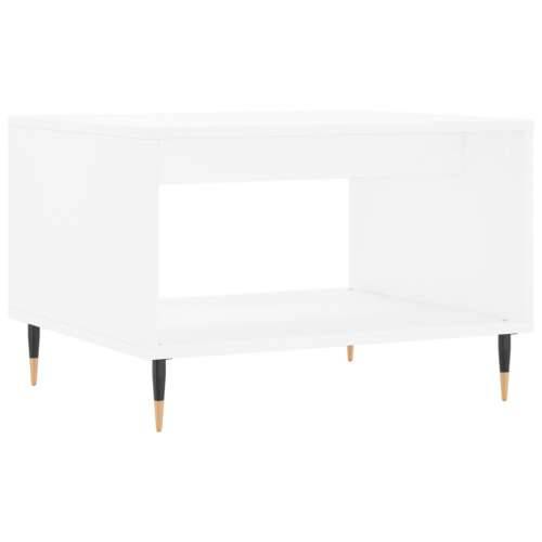 Stolić za kavu bijeli 60 x 50 x 40 cm od konstruiranog drva - Bijela 1 Cijena