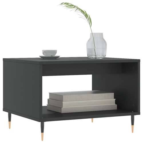 Stolić za kavu crni 60 x 50 x 40 cm od konstruiranog drva Crna 1 Cijena