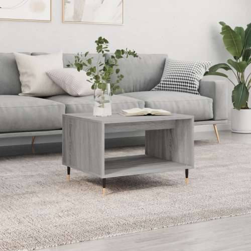 Stolić za kavu boja hrasta sonome 60x50x40 cm konstruirano drvo - Sivi hrast sonoma 1 Cijena