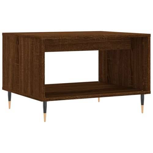 Stolić za kavu smeđa boja hrasta 60x50x40 cm konstruirano drvo - Smeđi hrast 1 Cijena