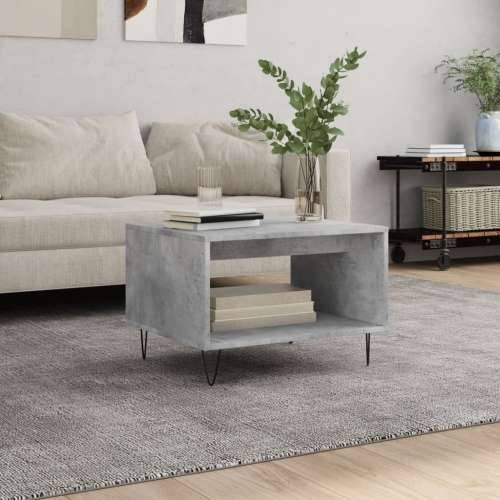 Stolić za kavu boja betona 60x50x40 cm konstruirano drvo Beton siva 1 Cijena